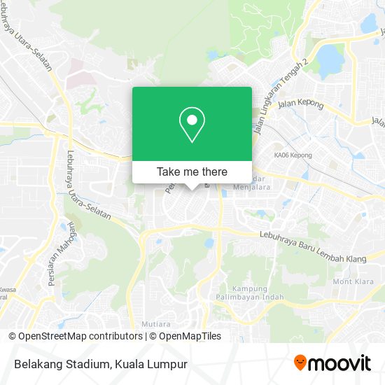Peta Belakang Stadium