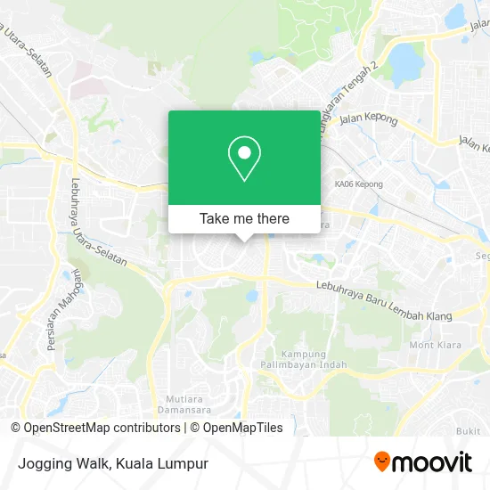 Jogging Walk map