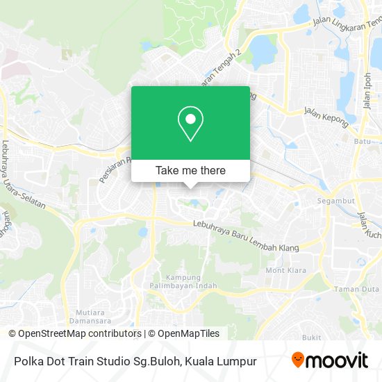 Peta Polka Dot Train Studio Sg.Buloh