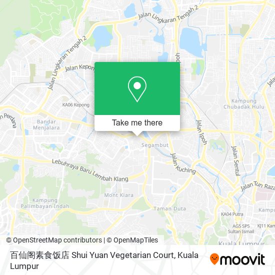 Peta 百仙阁素食饭店 Shui Yuan Vegetarian Court