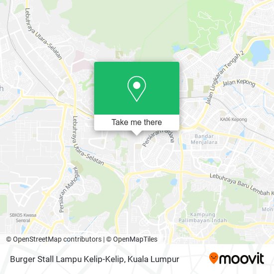 Burger Stall Lampu Kelip-Kelip map