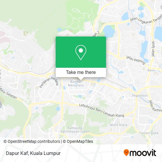 Dapur Kaf map