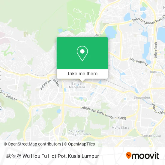 武侯府 Wu Hou Fu Hot Pot map