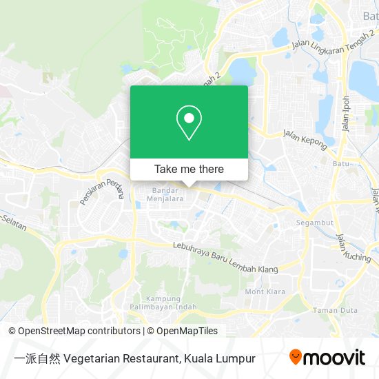 一派自然 Vegetarian Restaurant map