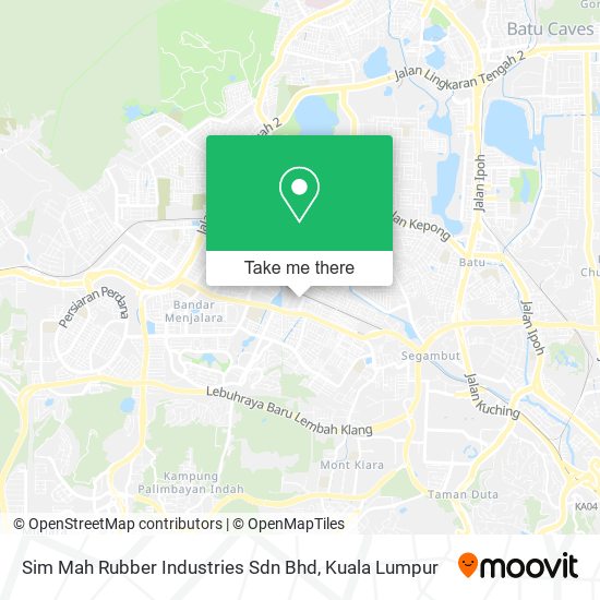 Peta Sim Mah Rubber Industries Sdn Bhd