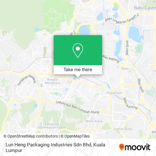 Peta Lun Heng Packaging Industries Sdn Bhd