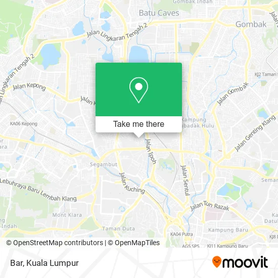 Bar map