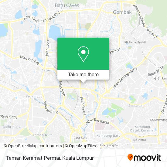 Peta Taman Keramat Permai