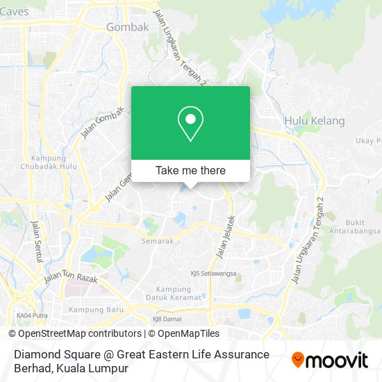 Diamond Square @ Great Eastern Life Assurance Berhad map