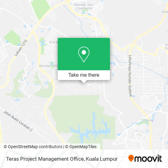 Teras Project Management Office map