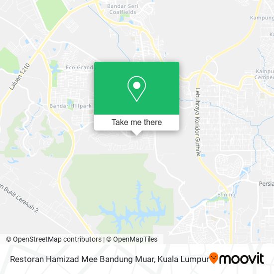 Restoran Hamizad Mee Bandung Muar map