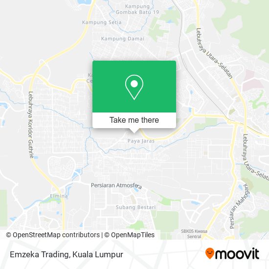 Emzeka Trading map