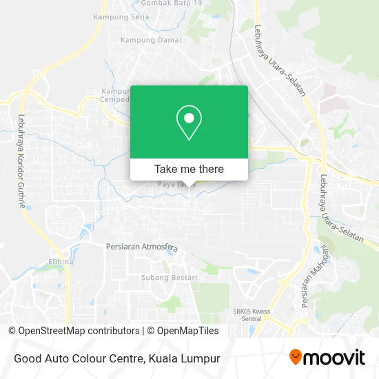 Good Auto Colour Centre map