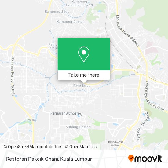 Peta Restoran Pakcik Ghani