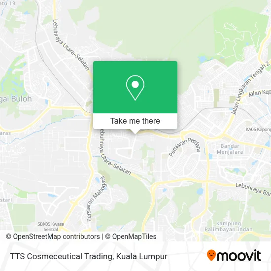 TTS Cosmeceutical Trading map
