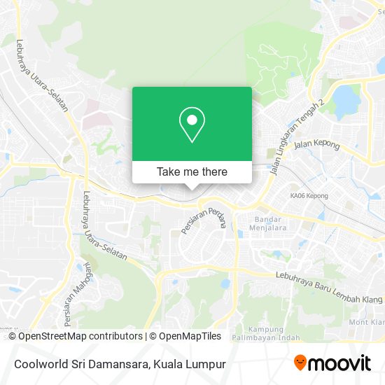 Peta Coolworld Sri Damansara