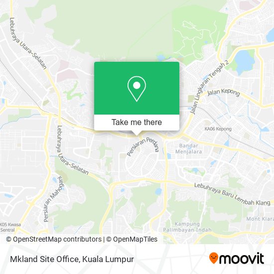 Mkland Site Office map