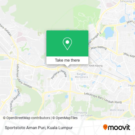 Sportstoto Aman Puri map