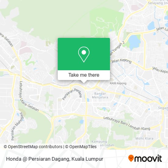 Peta Honda @ Persiaran Dagang