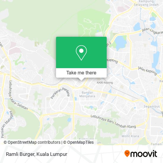 Ramli Burger map