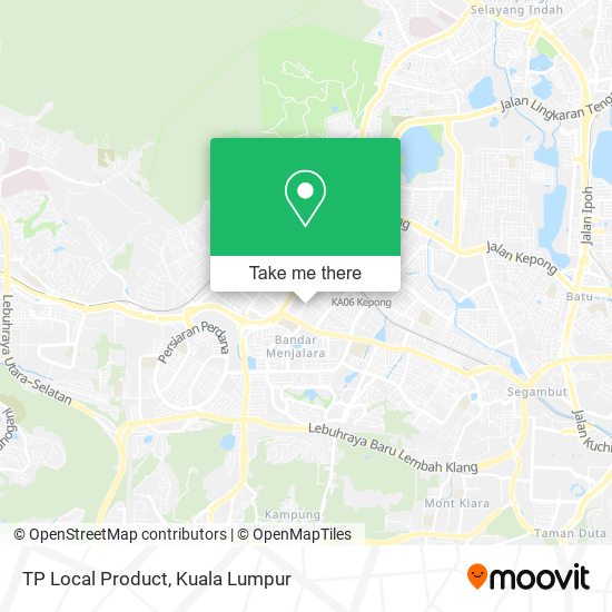 TP Local Product map