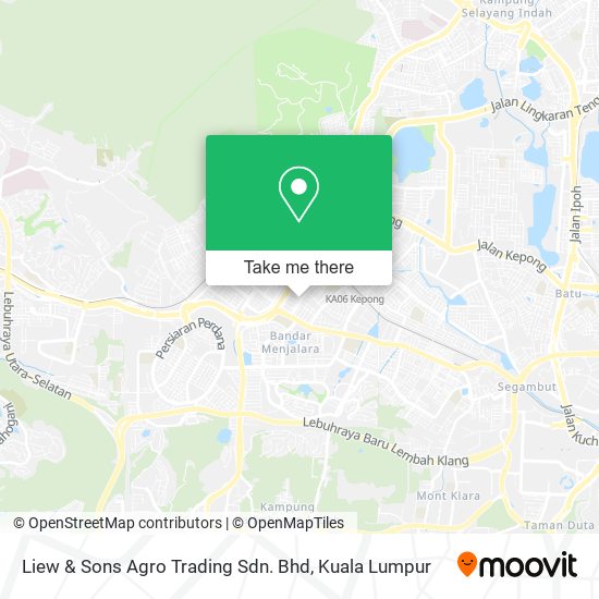 Liew & Sons Agro Trading Sdn. Bhd map