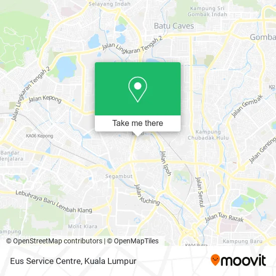 Eus Service Centre map