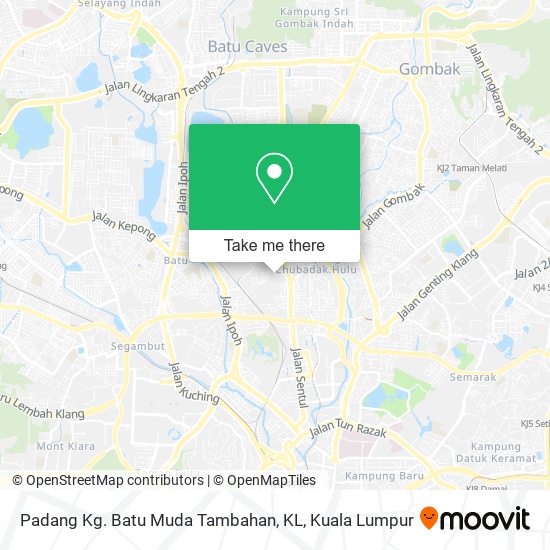 Peta Padang Kg. Batu Muda Tambahan, KL