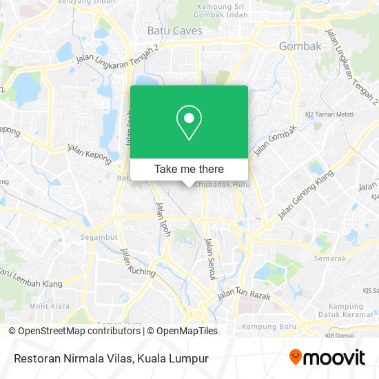 Peta Restoran Nirmala Vilas