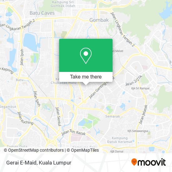 Gerai E-Maid map