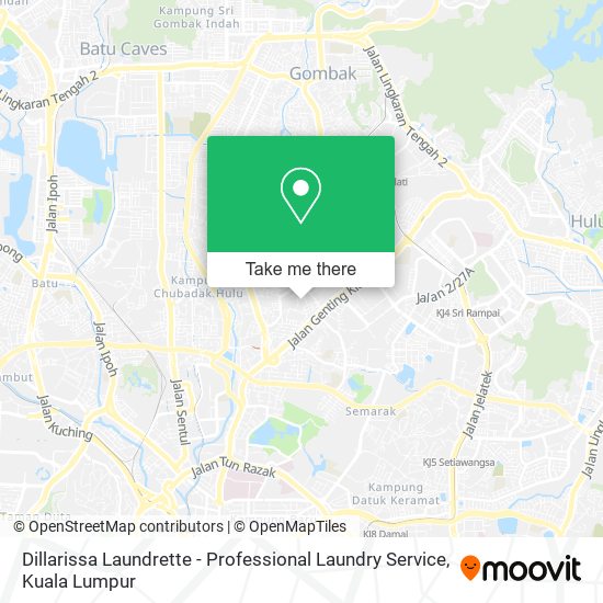 Dillarissa Laundrette - Professional Laundry Service map