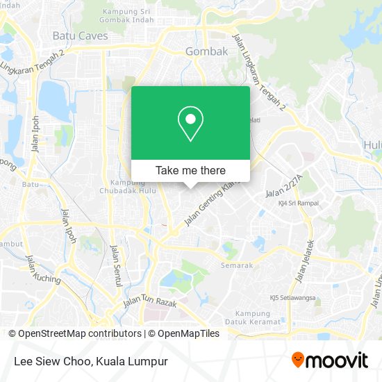 Lee Siew Choo map