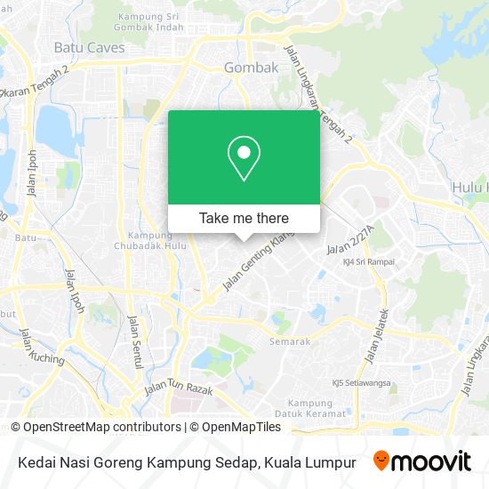 Kedai Nasi Goreng Kampung Sedap map
