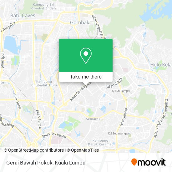 Gerai Bawah Pokok map