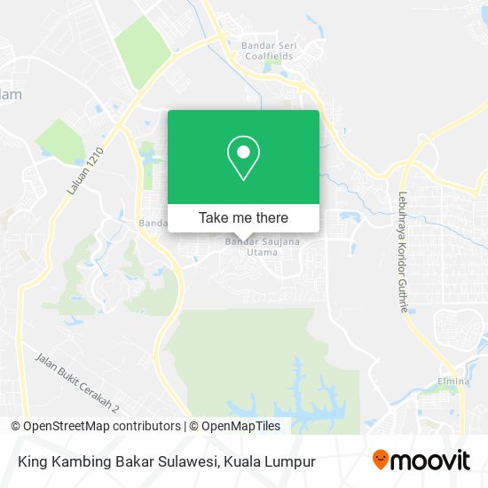 Peta King Kambing Bakar Sulawesi