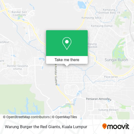 Warung Burger the Red Giants map