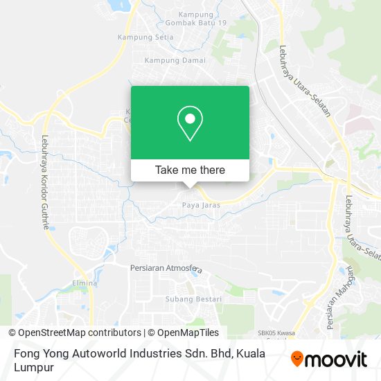 Fong Yong Autoworld Industries Sdn. Bhd map