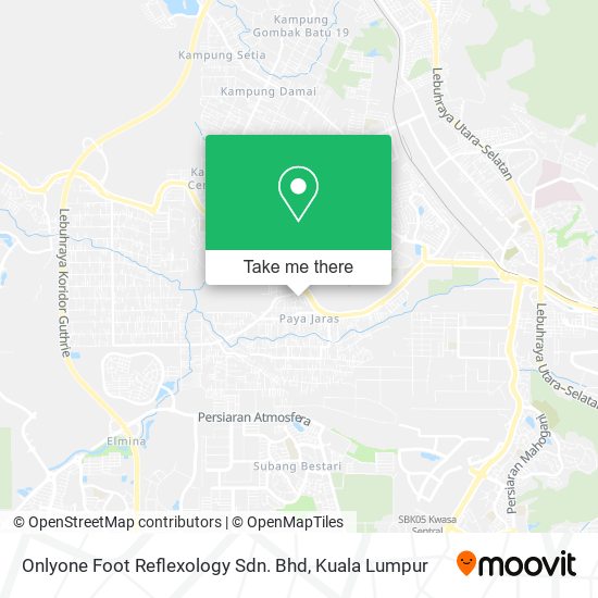 Onlyone Foot Reflexology Sdn. Bhd map