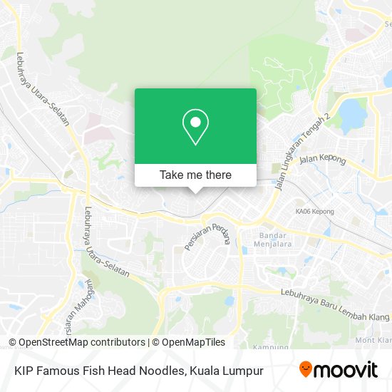 KIP Famous Fish Head Noodles map