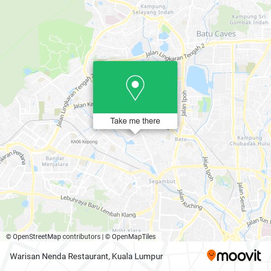 Peta Warisan Nenda Restaurant