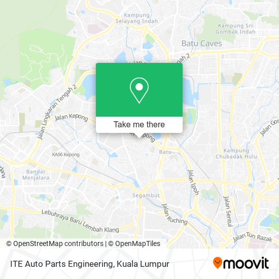ITE Auto Parts Engineering map