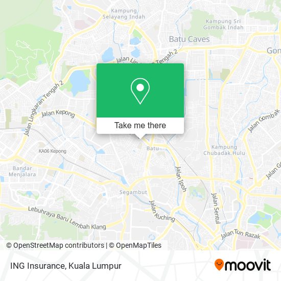 ING Insurance map