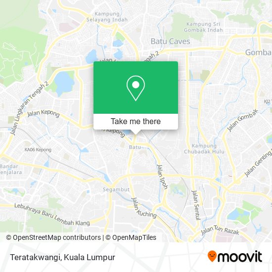 Teratakwangi map