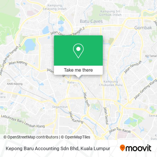 Kepong Baru Accounting Sdn Bhd map