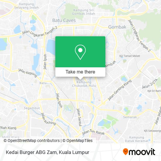 Kedai Burger ABG Zam map