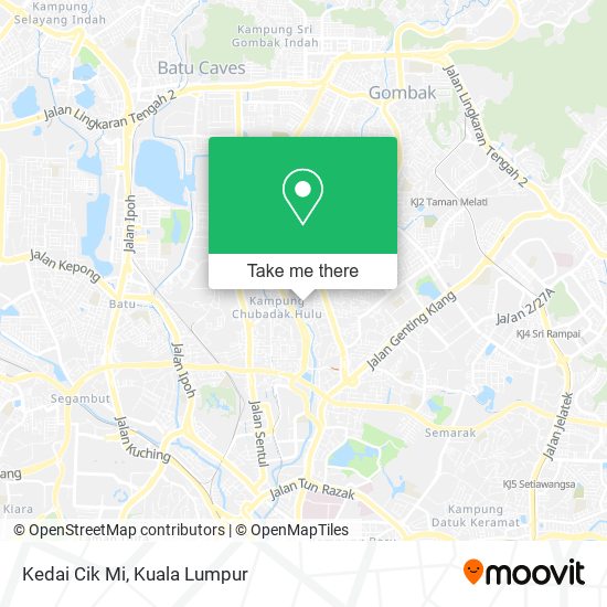 Kedai Cik Mi map