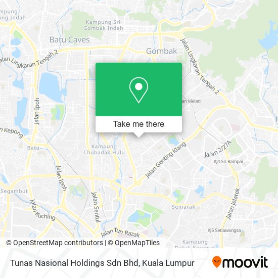 Tunas Nasional Holdings Sdn Bhd map