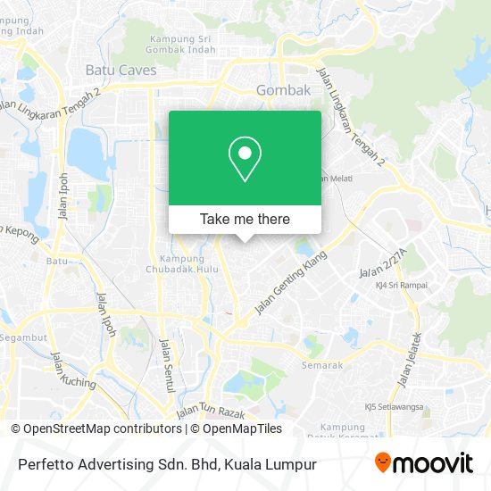 Perfetto Advertising Sdn. Bhd map