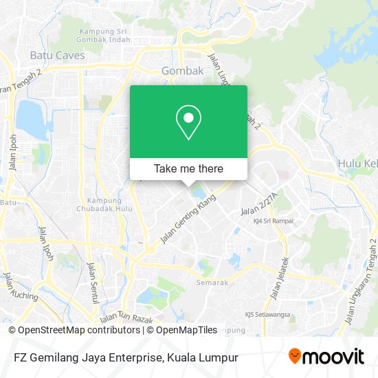 Peta FZ Gemilang Jaya Enterprise