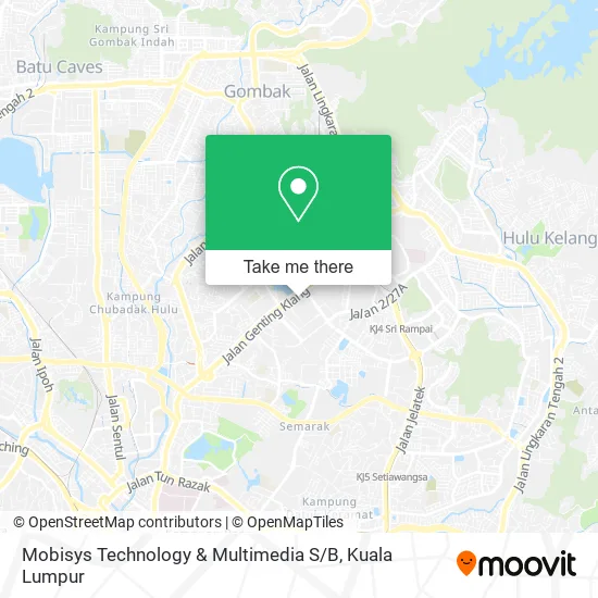 Mobisys Technology & Multimedia S / B map